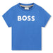 BOSS boy's blue logo t-shirt - j50718.