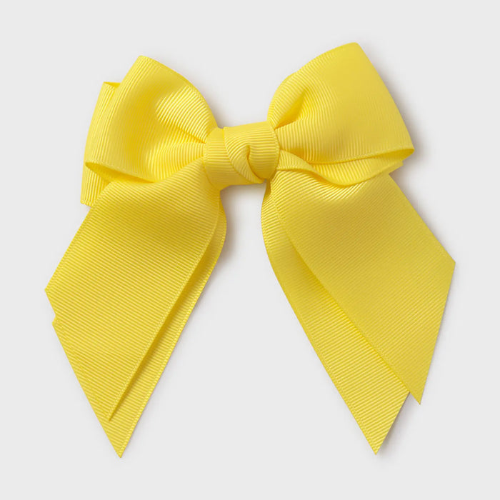 Abel and Lula yellow bow hair clip - 05412.