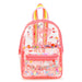 Billieblush transparent rucksack with colourful confetti.