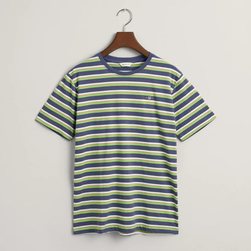 GANT green striped shield t-shirt - 805188.
