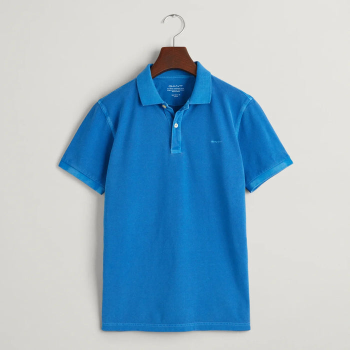 GANT blue sunfaded polo shirt - 802549.