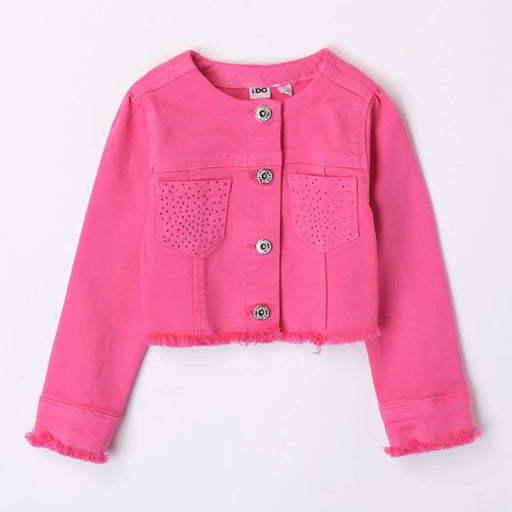iDo pink denim jacket - 48373.