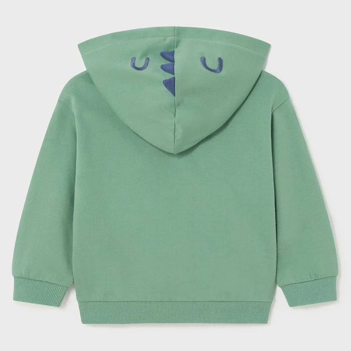 Mayoral baby boy's hoodie in green.