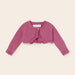Mayoral knitted cardigan in dark pink.
