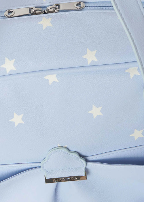 Closer look at the Mayoral blue star changing bag.