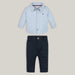 Tommy Hilfiger navy ithaca shirt set - kn01784.