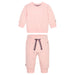 Tommy Hilfiger baby girl's pink monotype tracksuit - kn01646.