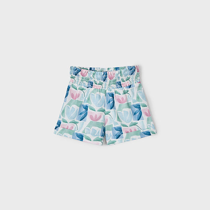 Mayoral Patterned Shorts Set - Jade