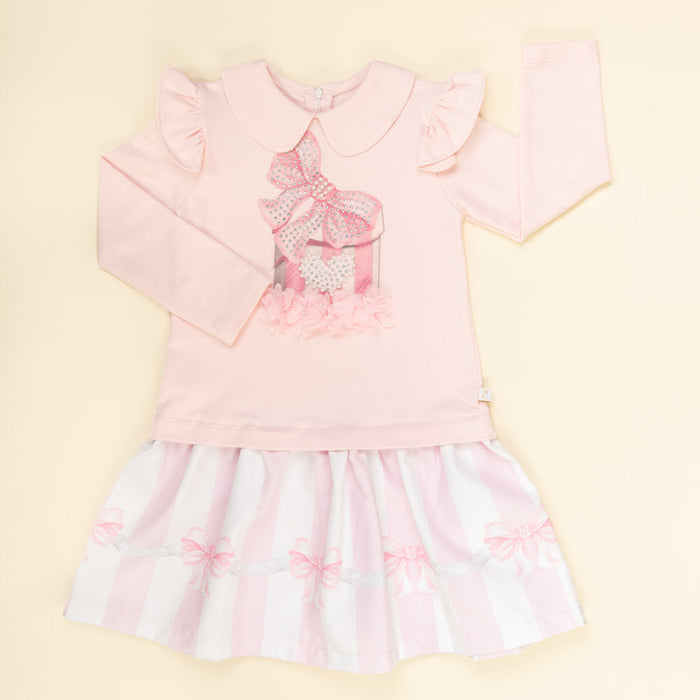 Caramelo Pearl Present Dress - Pink