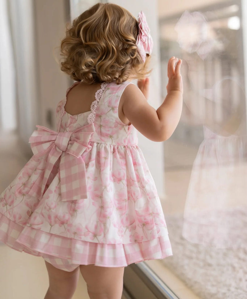 Miranda Floral Print Dress - Pink