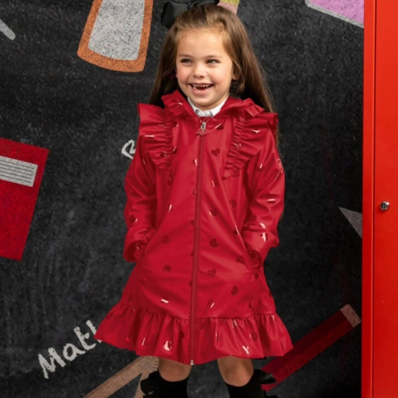 A Dee Stella Raincoat - Red
