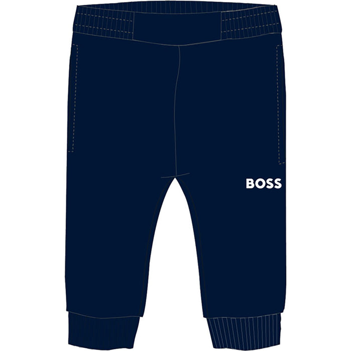 BOSS Track Bottoms - Navy