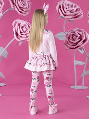 Rear view of the A Dee adeline leggings set.