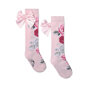 A Dee girl's pale pink alessandra knee socks - 261904.