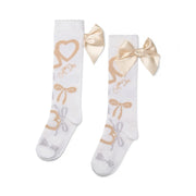 Rear view of the A Dee alessandra knee socks.