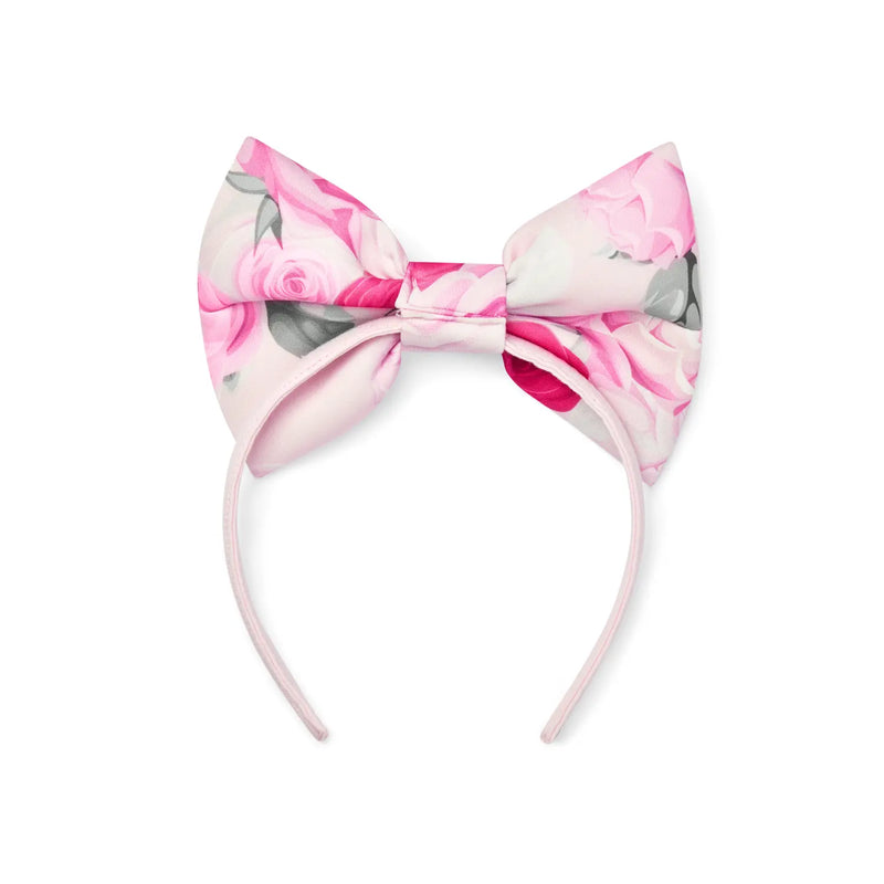 Back of the A Dee pink allie headband.