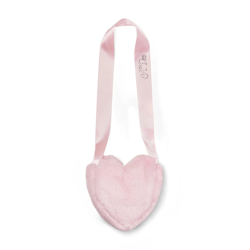 Back of the A Dee alma heart bag.