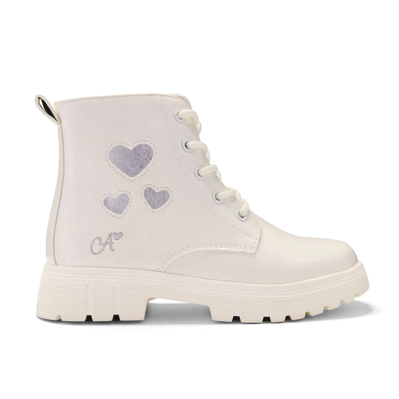 Side view of the Amore boots.