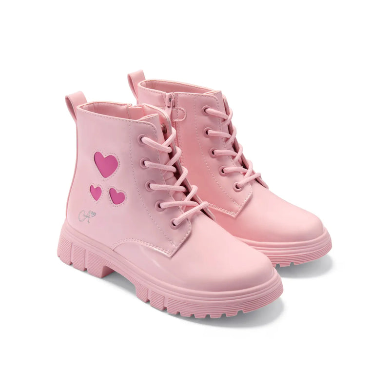 A Dee pale pink amore boots - 265101.