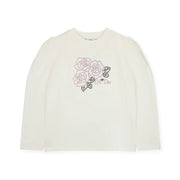 A Dee girl's snow white long sleeve top.