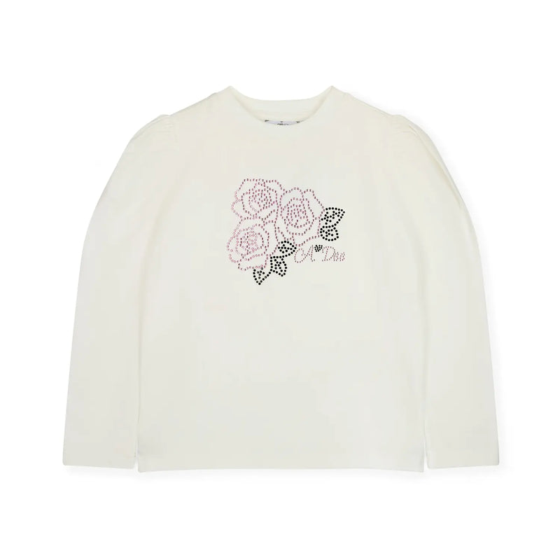 A Dee girl's snow white long sleeve top.