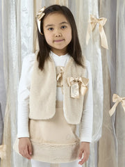 Girl modelling the A Dee anna gilet.