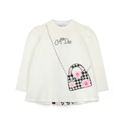 A Dee girl's snow white long sleeve top.