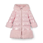 A Dee pale pink aurora puffer jacket - 261203.