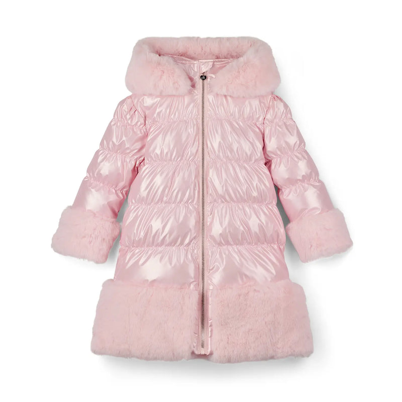 A Dee pale pink aurora puffer jacket - 261203.