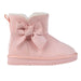 A Dee bowtiful ugg boots with bow on the side.