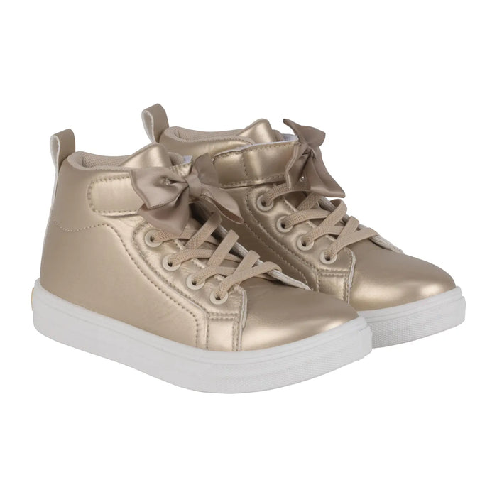 A Dee gold bowtique trainers - 245103.