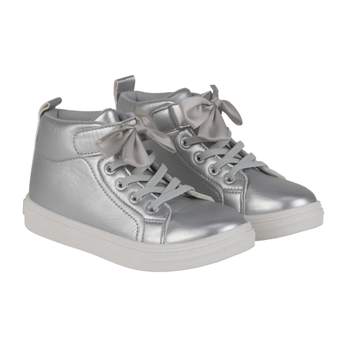 A Dee silver bowtique trainers - 245103.