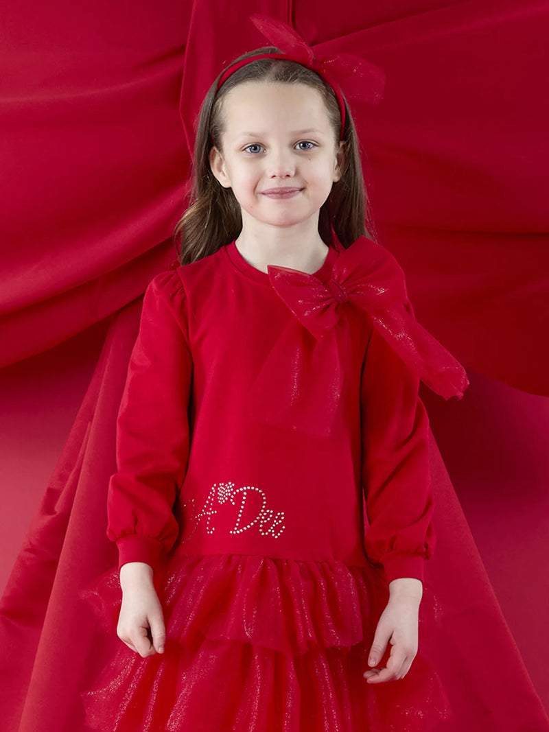 Closer view of the A Dee brandy dress.
