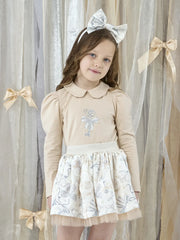 Closer look at the A Dee brie skirt set.