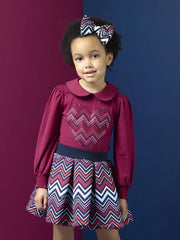 Closer view of the A Dee chloe skirt set.