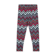Girl's chevron print leggings.