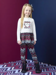 Girl wearing the A Dee crissy leggings set.