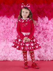 Girl wearing the A Dee lara dress.