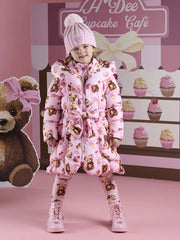 Girl modelling the A Dee lauren jacket.