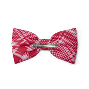 Back of the A Dee red leighton hair bow.