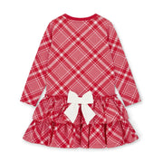 Back of the A Dee red liberty dress.