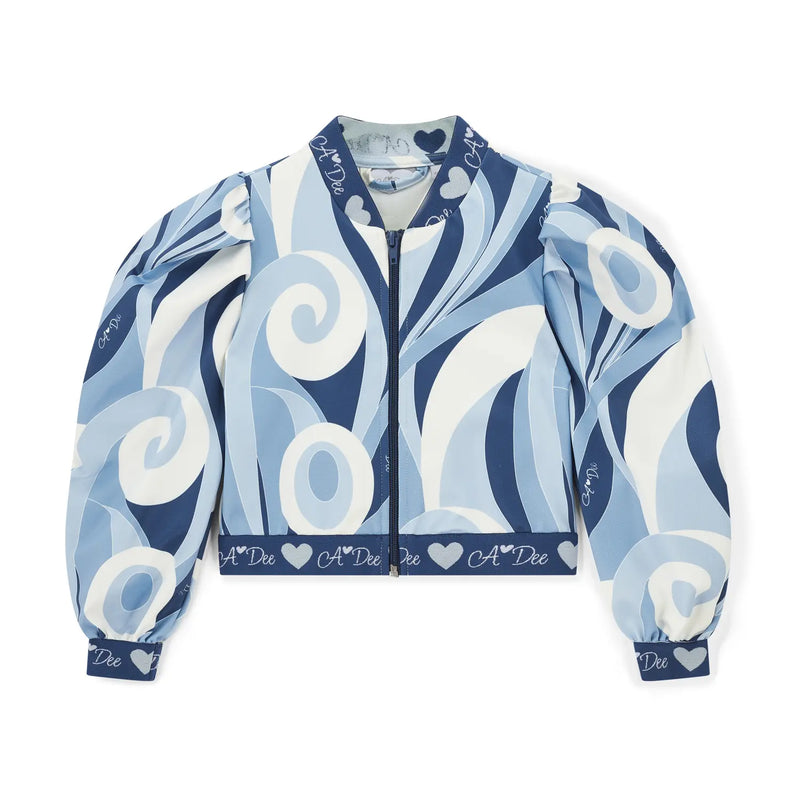 A Dee powder blue lizzy bomber jacket - 253305.