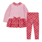 Rear view of the A Dee lydia leggings set.