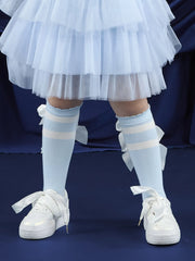 Closer look at the A Dee meave knee socks.