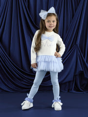 Girl modelling the A Dee mila leggings set.