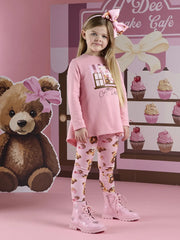 Girl wearing the A Dee missy leggings set.