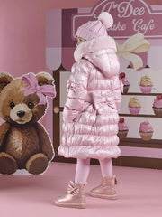 A Dee montana coat with faux fur trimmed hood.