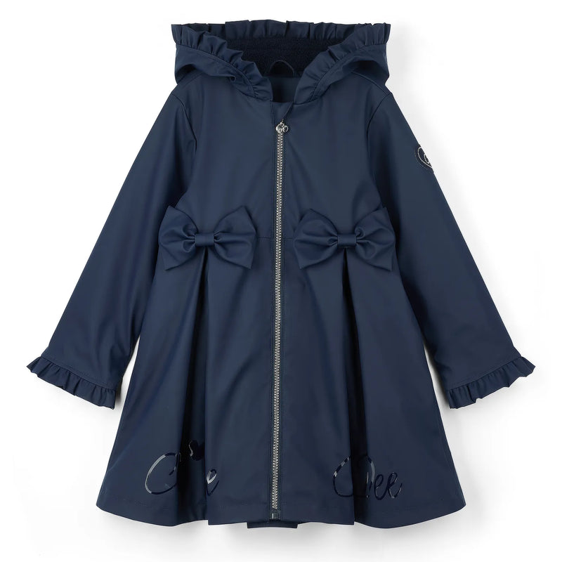 A Dee girl's dark navy nova raincoat - 266203.