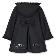 Back of the A Dee black nova raincoat.