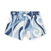 Girl's printed shorts.